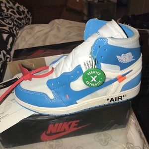 jordan 1 off white unc stockx